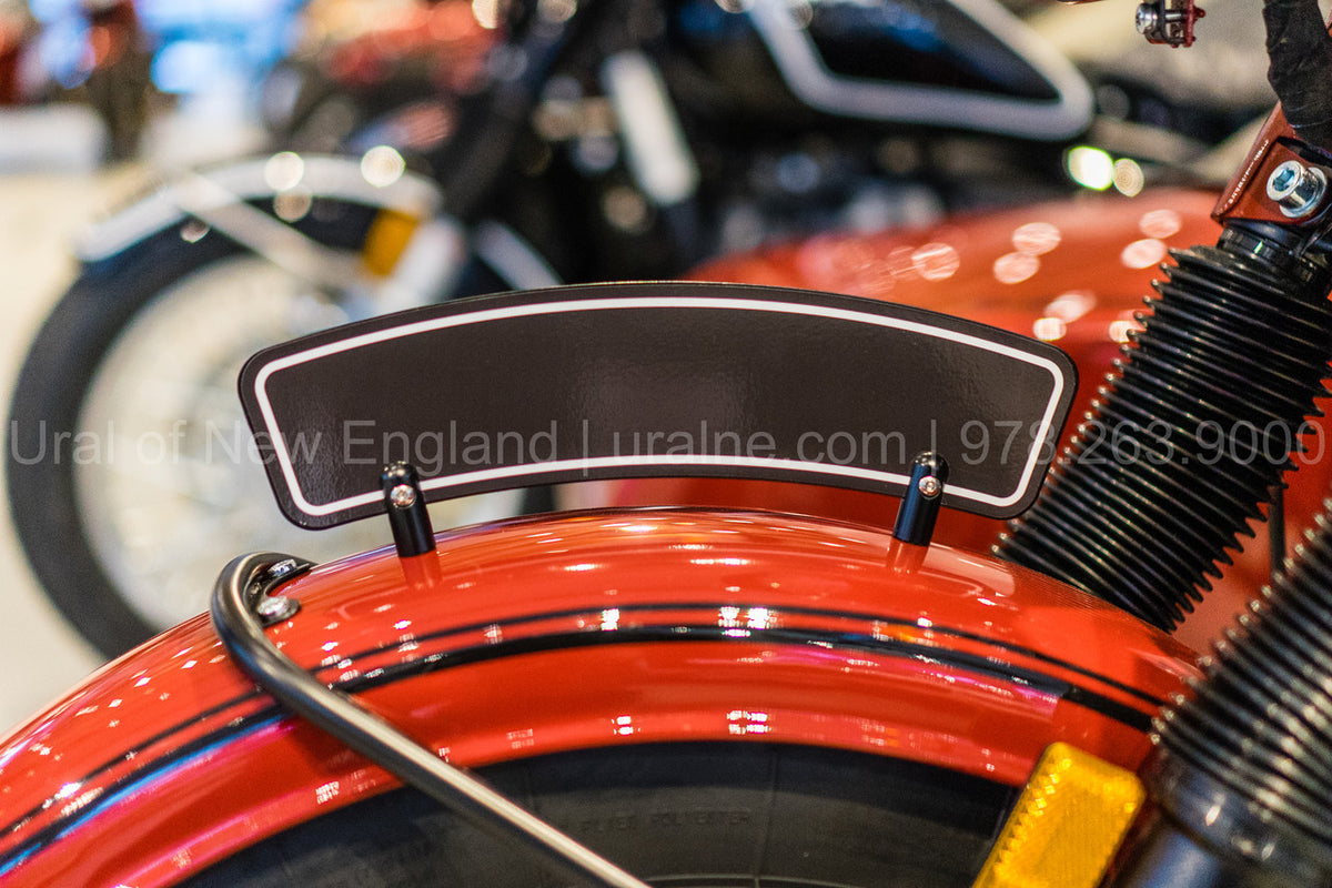 Ural Fender Mounted License Plate