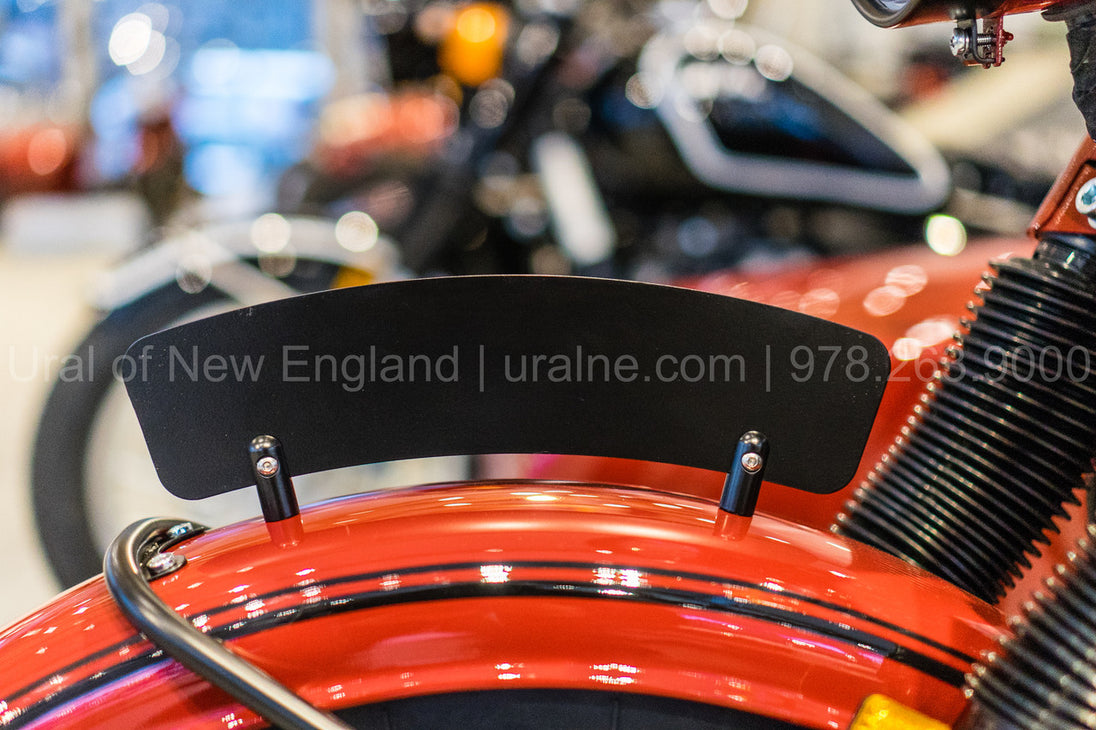 Old Style Fender Mounted License Plate