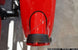 This photo shows the gasket, as it will appear as part of the complete retro rear sidecar light assembly.